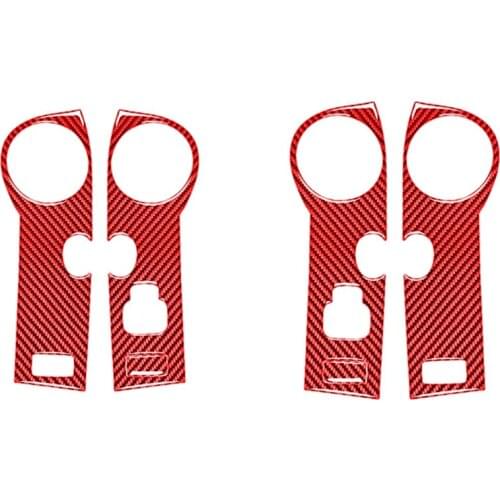 Car Side Door Armrest Panel Cover Trim Sticker Carbon Fiber for Mazda MX5 2009-2015 Accessories