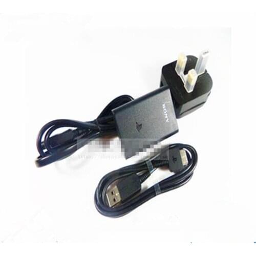 Original 90% New Charger Kit Set With Cable For PS Vita 1000 For PS Vita2000