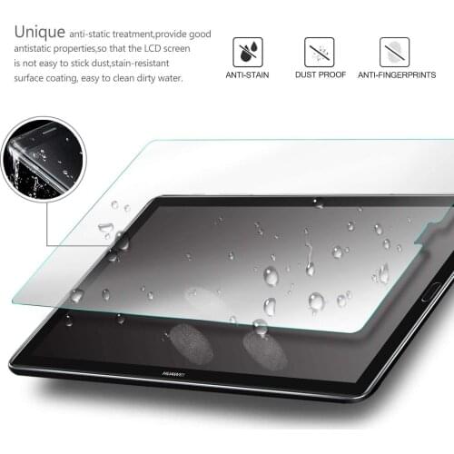 Tablet Tempered Glass Screen Protector Cover for Huawei MediaPad M6 10.8 Inch Full Coverage Anti-Shatter Screen