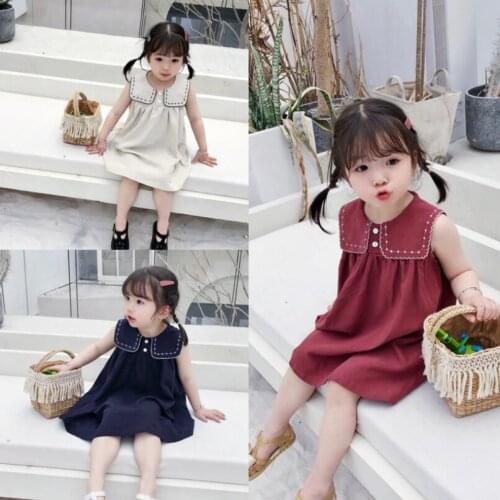 2020 Summer School Girls Dress Girl Vestidos Baby Toddler Clothes Kids Party Birthday Dresses For Girls Children Vestido