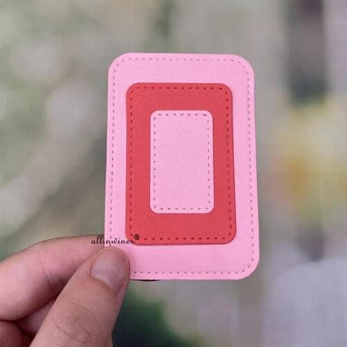 Rectangular decoration frame Metal Cutting Dies for DIY Scrapbooking Album Paper Cards Decorative Crafts Embossing Die Cuts