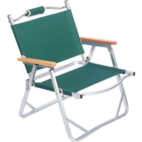 Leisure beach chair South Korea camping fishing chair outdoor folding chair aluminum alloy table chair Kermit chair