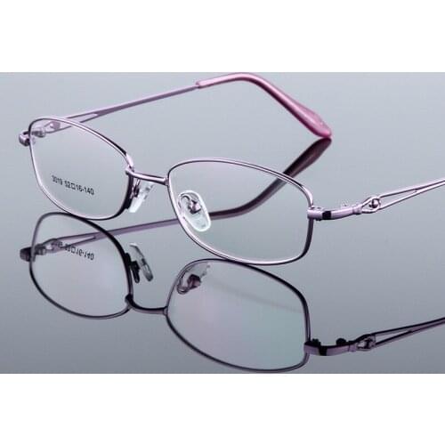 Titanium Alloy Full Frame Eyeglasses Woman Ultra Light Weight Optical Myopia Glasses Frames Female Eyewear Spectacles 83019