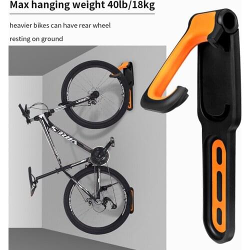 Bicycle Wall Mounted Practical Rack Display Rack Bike Storage Rack Saving Rack Portable Adjustable Outdoor Bicycle Accessories