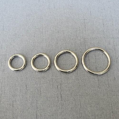 1 Pcs/Pack 15mm 20mm 25mm 32mm Retail Metal O Rings for Pet Puppy Collar Webbing Strap Leather bag Sewing Parts DIY Accessory
