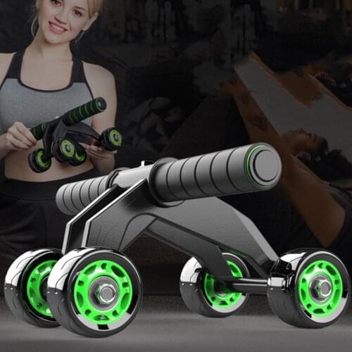4 Wheel Abdominal Wheel Bearing Silent Roller Abdominal Wheel Exercise Abdominal Muscle Trainer Fitness equipment