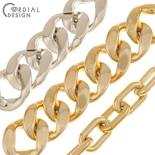 Cordial Design Acrylic Beads/UV Plating/Chain Shape/CCB Beads/Hand Made/Jewelry Findings & Components/DIY Bead Accessories