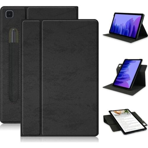 Tablet Case For Funda Samsung Galaxy Tab A7 Case SM T500 T505 Rotating Fabric Smart Cover For Galaxy Tab A7 2020 Case Coque