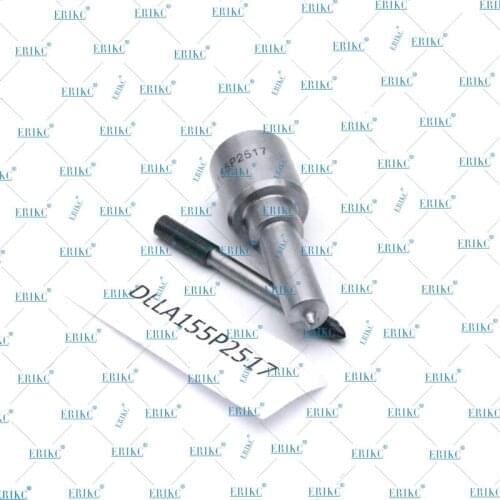 Erikc Nozzle DLLA 155 P 2517 Spare Parts Nozzle DLLA 155P 2517 Black Needle DLLA 155 P2517 OEM 0433172517 for 0 445 110 745