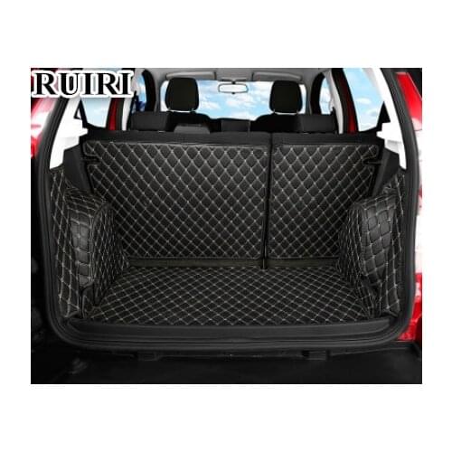 Good mats! Full set car trunk mats for Ford Ecosport 2018 durable cargo liner mat boot carpets for Ecosport 2019,Free shipping