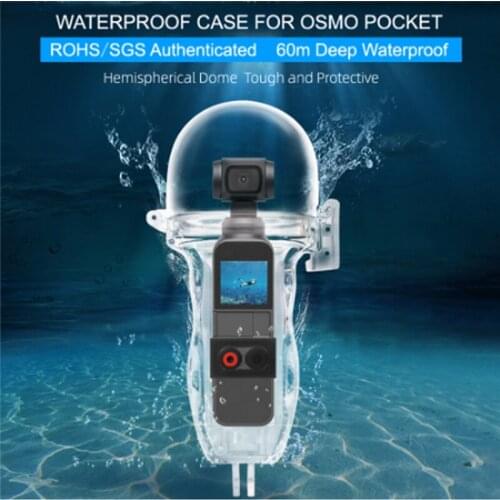 Osmo Pocket Dive Case 60m Diving HouseDJI Protective Case Camera Waterproof Cover OSMO POCKET Universal Joint Accessories