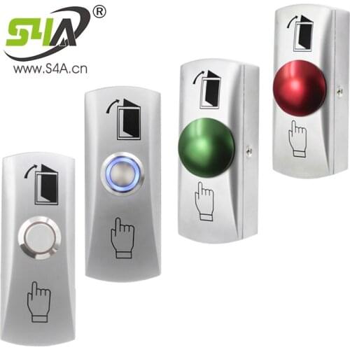 Metal Zinc Alloy Door Mushroom Exit Button Home Switch Panel Release Push Button for Access Control System Accessories