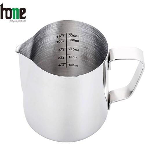 Milk Jug Frother Stainless Steel Frothing Steaming Pitcher Coffee Espresso Latte Cup Cappuccino Barista Maker Kitchen Accessorie