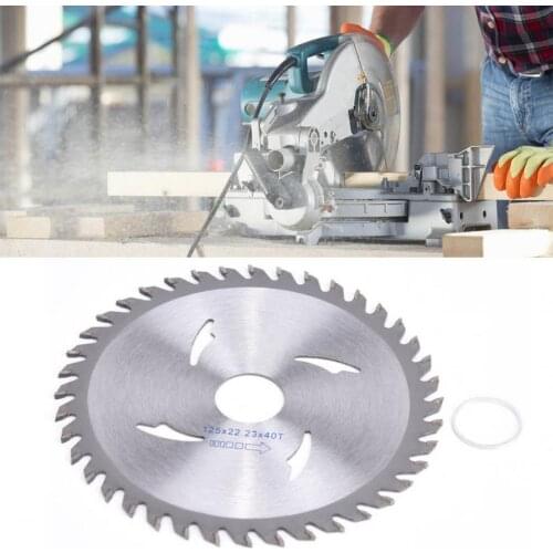 Band Circular Carbide Woodworking Cutting Discs Wheel 125 x 22.23 x 40T Woodworking Cutting Tool