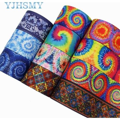 L-20922-1069,38mm 10yards geometry series Colorful grosgrain ribbons,bow cap accessories party Gift wrap DIY Clothing handmade