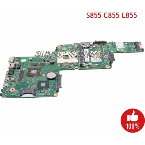 Main board For Toshiba Satellite S855 C855 L855 Laptop Motherboard HM76 DDR3 HD7670M V000275020 DK10FG-6050A2491301-MB-A02