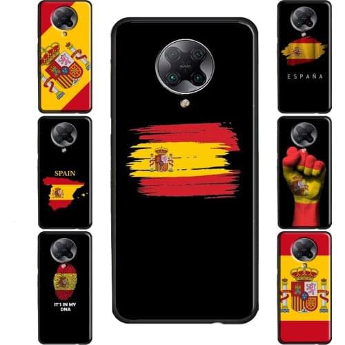 Fashion Spain Flag Case For Xiaomi Mi 10 Ultra 9 9T 10 Pro A3 8 Max3 Mi Note 10 Lite Mi X3 POCO F2 Pro F1