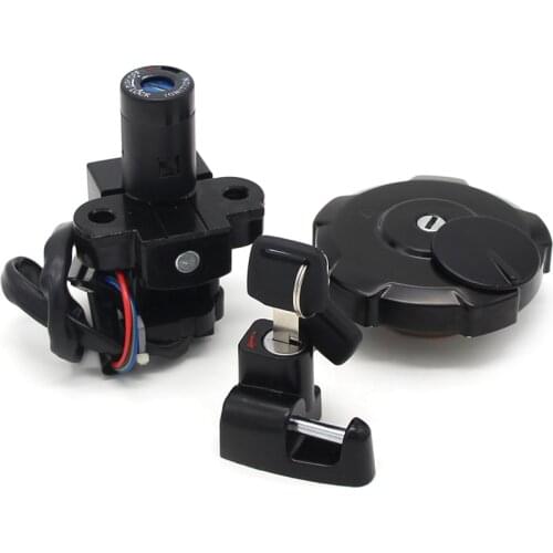 Motorcycle Ignition Switch Fuel Gas Cap Seat Lock Key Kit For Honda XR650 XR650L 35010MY6680 35010-MY6-680 35010-MY6-L40