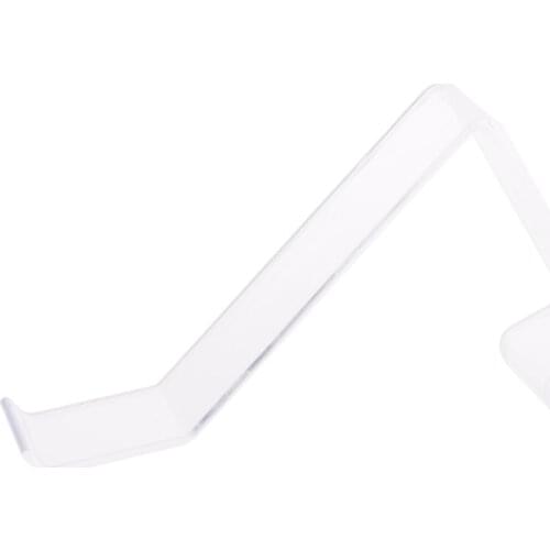 Clear L- shape Acrylic Shoes Rack Holder Retail Shop Display Plastic Stand Shelf Storage Rack