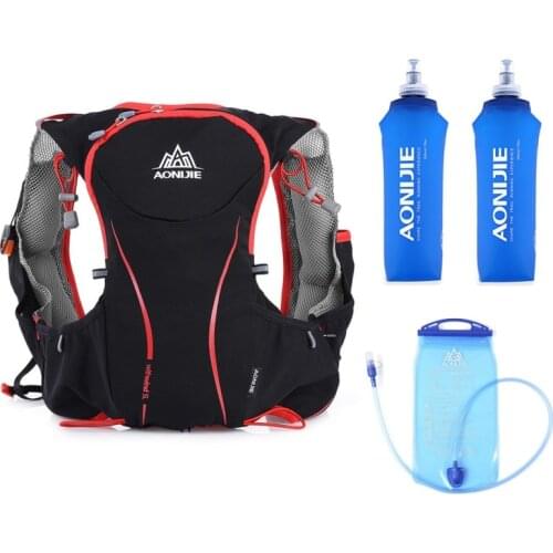 AONIJIE 5L Running Backpack Outdoor Hydration Backpack Sport Bag Super Light Water Bag Running Vest For Cycling Climbing Camping