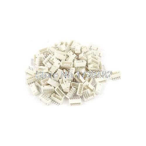 100pcs 2.54mm Pitch Right Angle 5 Pins XH Header Socket Male JST Connector