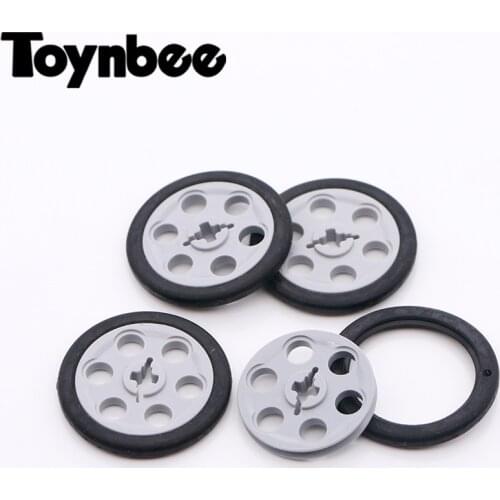 Technic Parts Building Blocks Pulley Drive Guide Tires Wedge Belt Wheel Winches MOC Brick Construction Toy Compatible 4185 70162