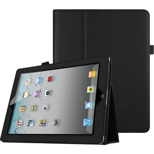Smart Sleep Case For Apple iPad 2 3 4 Cover Shell PU Leather Stand Protect Funda For Ipad 3 A1416 A1430 A1403 Tablet Funda Coque