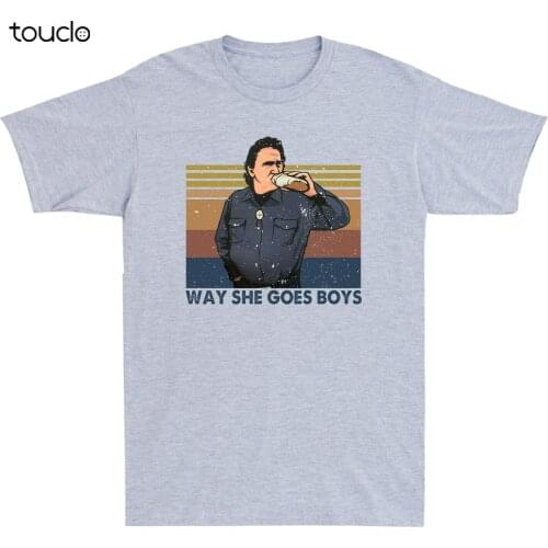 Way She Goes Boys Funny Comedy TV Series Vintage Retro Mens T-Shirt Cotton Tee