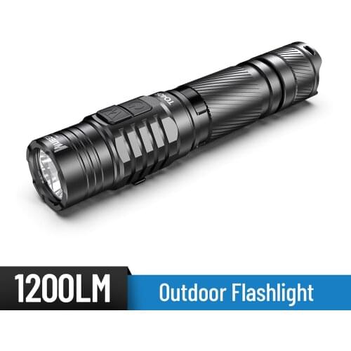 WUBEN TO40R Outdoor professional strong light tactical rescue flashlight microUSB direct charging 1200 lumen portable flashlight