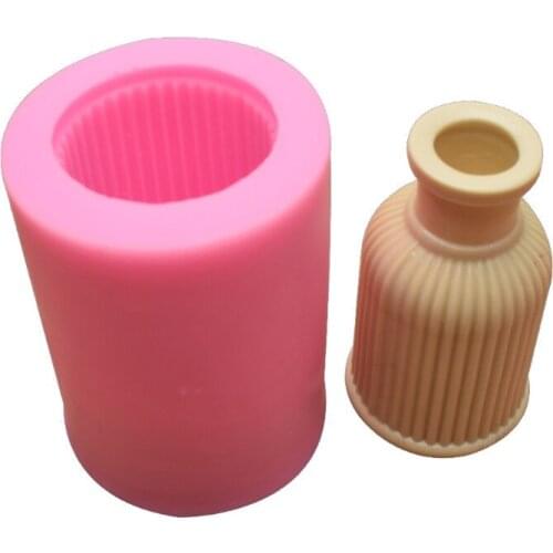 3D Flower Vase Silicone Mold Flower Urn Pot Concrete Resin Casting Mold Tools AXYD