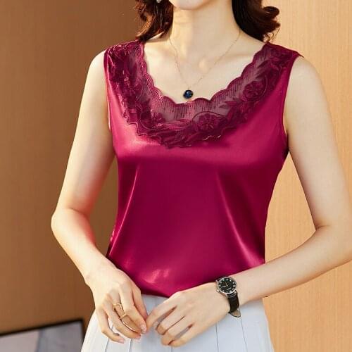 New Big Size Women Basic 5XL Floral Summer Satin Solid O-Neck Patchwork Shirts Lace Casual Female Blusa Vintage Tops Blouses