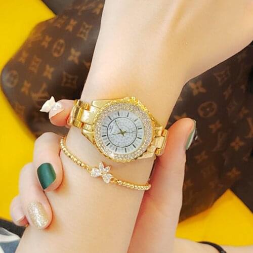 New Watch Women with Bracelet Watch Set Minimalist Temperament Female Business Fashion Diamond-Encrusted Steel Quartz Watch