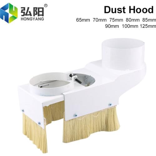 CNC Woodworking Vacuum Cleaner Dust Collecting Brush 65mm-100mm Diameter, Used For Engraving And Milling Cutter Dust Removal