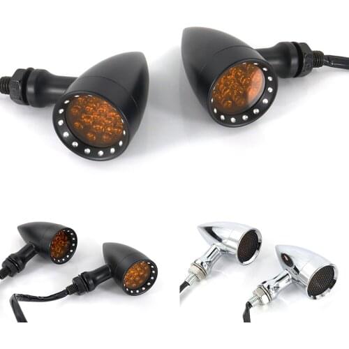 Motorcycle Flasher Lights Lamp Turn Signals Indicators Turn Light Fit For Harley-Davidson Softail Super Glide Blackline Fatbob