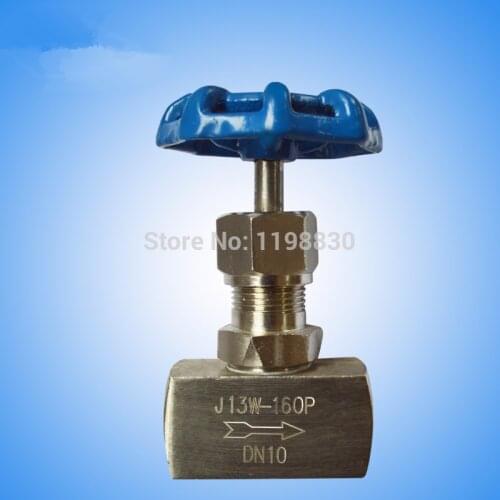 DN10 3/8" High Pressure Needle Valve Thread Female Stainless Steel SS 316 Cut-off Valves J13W 160P