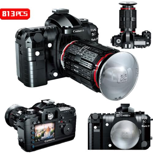 Creative Digital Camera Model Building Blocks Assembled Educational Mini Diy Indoor Decoration Bricks Toys Gifts for Children