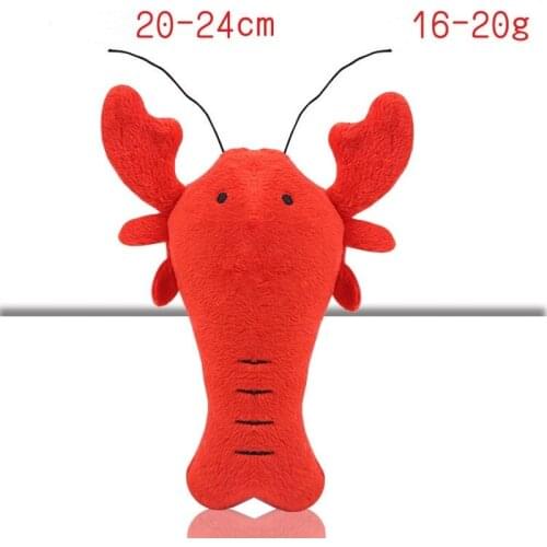 Stuffed Toy Squeaker Squeaky Plush Sound Fruits Vegetables Watermelon Stars Feeding Carrot Lobster Shrimp Crab Pet Supplies