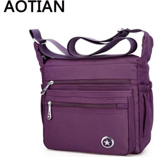 2020 New AOTIAN Women Bag Casual Fashion Crossbody Bags for Women High Quality Nylon Waterproof Bag bolsa feminina bolsos mujer