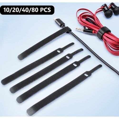 Cable Organizer Wire Winder Holder Earphone Mouse Aux USB Cable Management Wire 14cm Cable Protector for Micro USB TypeC Storage