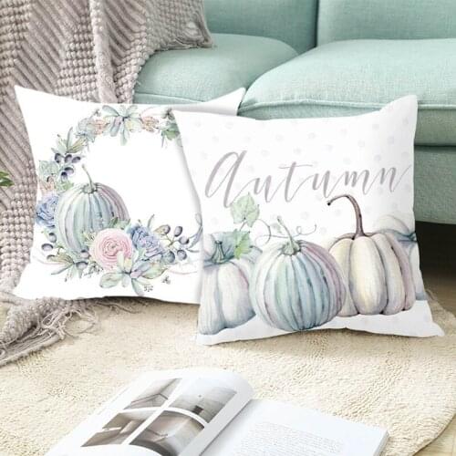 45cm Nordic American Country Thanksgiving Pumpkin Series Home Decoration Pillow Cushion Halloween Pillowcase