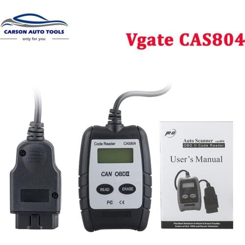 Professional Car Fault Code Reader CAS804 CAN OBDII Auto Diagnostic Tool CAS 804 Supports All OBD2 Protocols