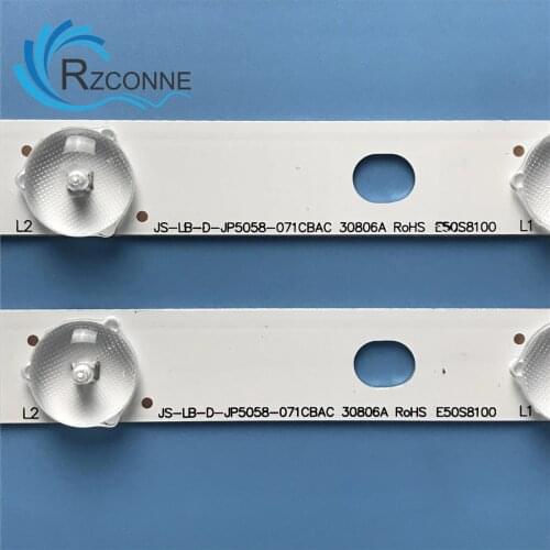 LED backlight strip 7 lamp for LED50C380 JS-LB-D-JP50S8-071CBAC JP5058 30806A Panel T500HVN01.0 CMO V500HJ1-PE8 PE1
