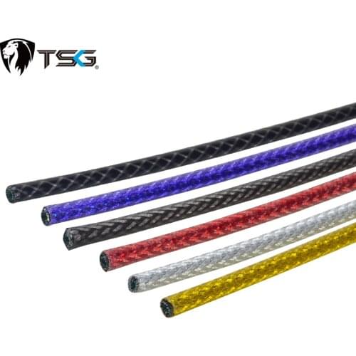 3M 4.2mm 5mm Bicycle Lined Brake Cable Housing TSG Bike Shifting Cable Weaving Line Pipe MTB Bike Shifter Cable Tube Aluminum
