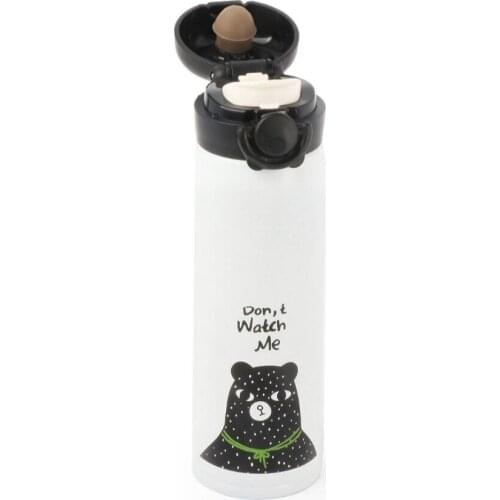 Capacity stainless steel flask portable thermos thermos mug rope thermo bottle design different And laugh