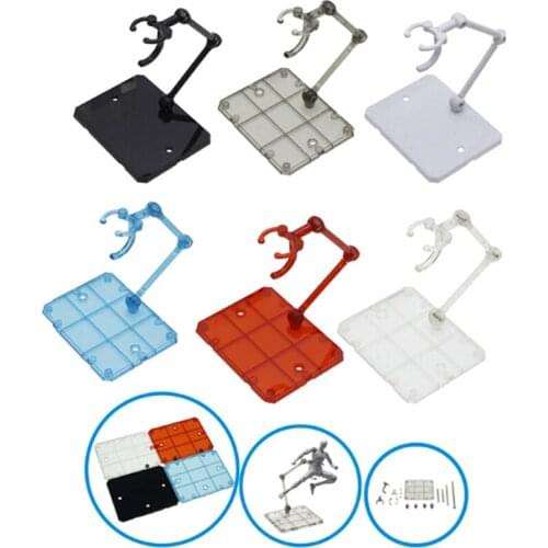 1Set Action Figure Base Suitable Display Stand Bracket For HG RG SHF Cinema Game 4 Color For Choice Useful Figure Display Stand