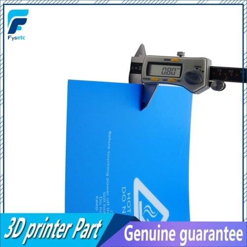 1pc 220x220mm Blue Frosted Heated bed For Wanhao i3 Anet A8 A6 Tarantula 3D Printer Sticker Build Sheet build plate tape with 3M