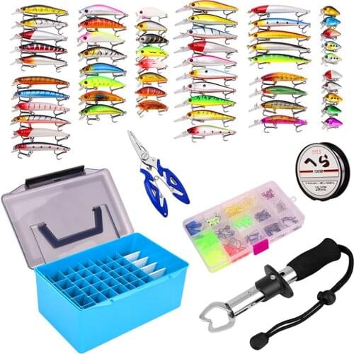 143/145Pcs Lure Box Fishing Tool Accessories Hooks Soft Bait Hard Lure Fishing Accessories Fishing Tackle Everything for Fishing