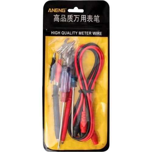 18pcs Universal Digital Multimeter Probe Test Leads Kit Needle Tip Tester Lead Probe Wire Pen Cable Screwdriver