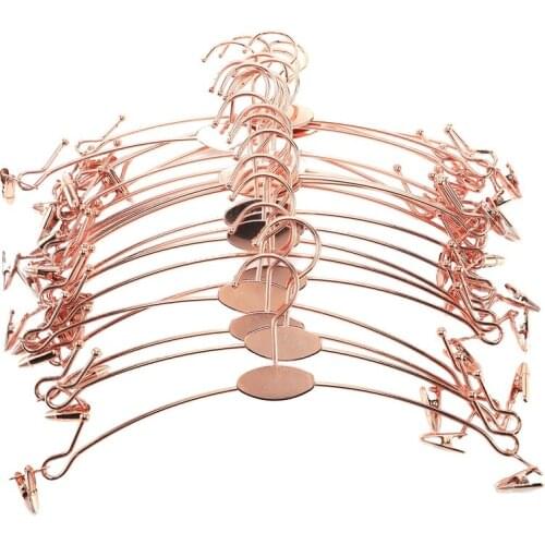 20 PCS Exquisite Metal Bold Non-Slip Inner Hanger Underwear Bra Clothespin Bra Underwear Underwear Clip Clothes Rack