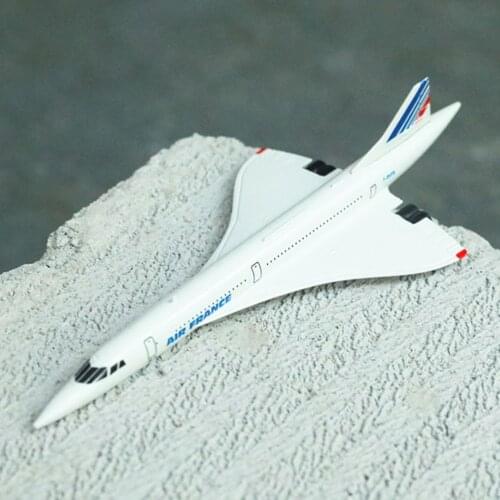 Air France Concorde Aircraft Diecast Model 6" Metal Airplane Miniature Collection Toys